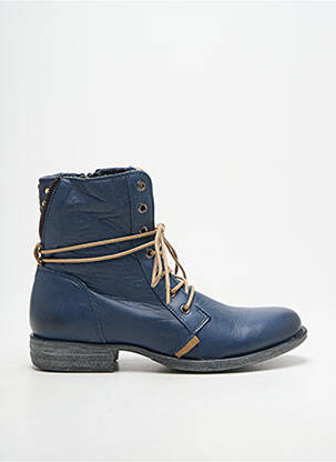 Bottines/boots talon bas talon plat jusqu'à 3cm bleu ORLAND femme