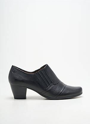 Derbies cubain talon de 4 à 6cm noir CAPRICE femme