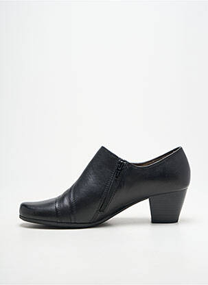 Derbies cubain talon de 4 à 6cm noir CAPRICE femme