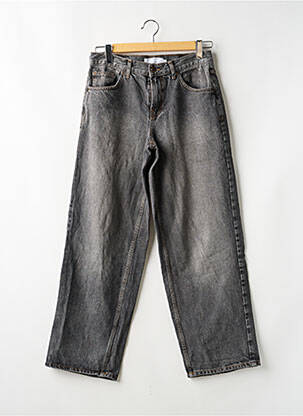 Jeans coupe droite stretch taille normale gris TOPSHOP homme