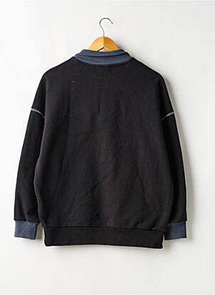 Sweat-shirt maille semi-opaque manches longues noir ALBERTINE femme