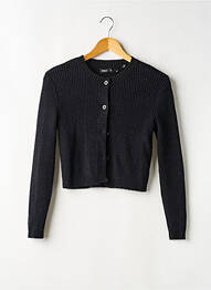 Gilet manches longues stretch noir ONLY femme