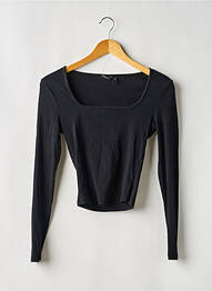T-shirt manches longues manches longues noir ASOS femme