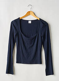 T-shirt manches longues manches longues bleu GINA TRICOT femme