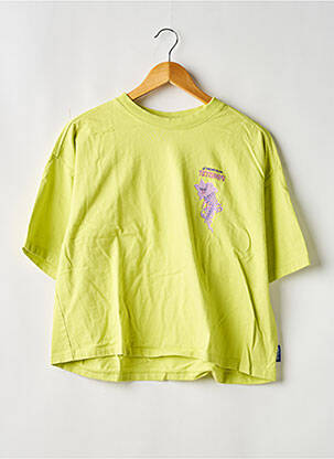 T-shirt stretch manches courtes vert DECATHLON femme