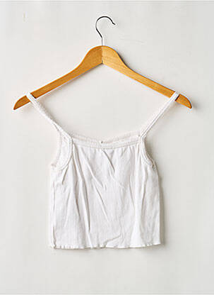 Top stretch fines bretelles blanc COTTON:ON femme