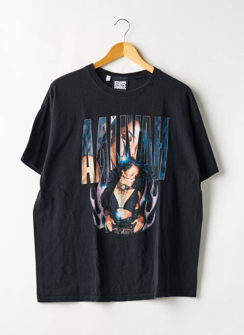 T-shirt coupe droite manches courtes noir RECLAIMED VINTAGE femme