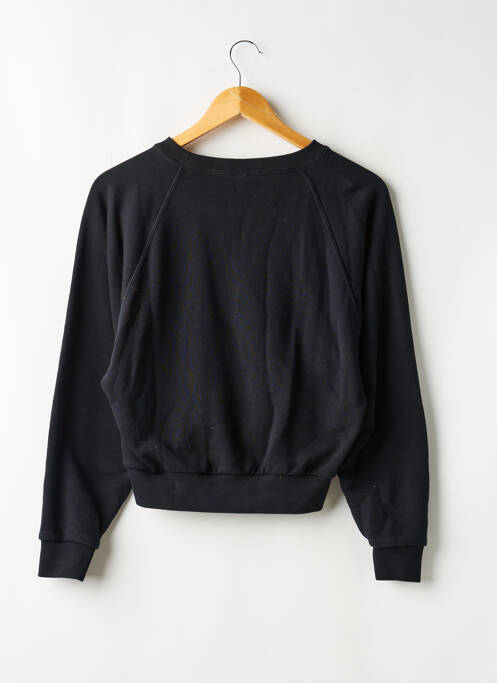 Sweat-shirt stretch manches longues noir UNIQLO femme