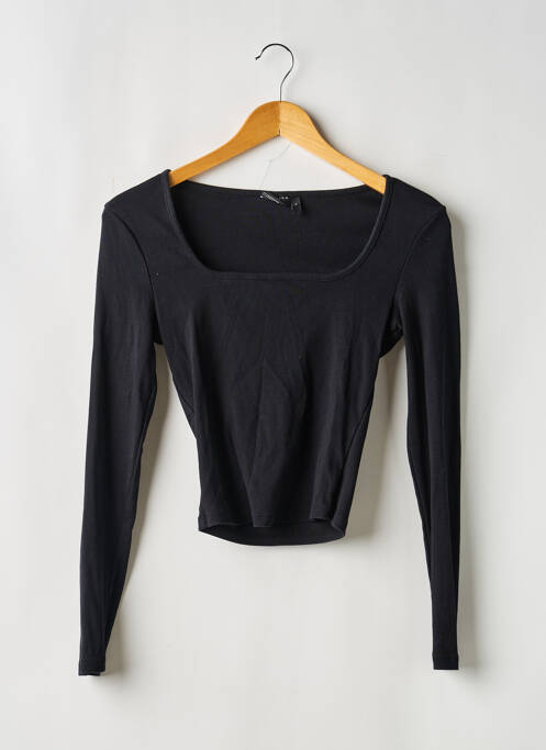 T-shirt manches longues manches longues noir ASOS femme