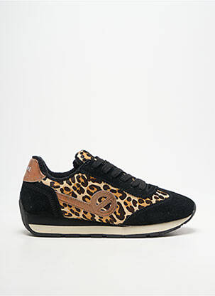 Baskets bout rond talon plat jusqu'à 3cm noir NO NAME femme