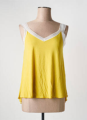 Top/caraco jaune SOFTY femme