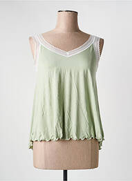 Top/caraco vert SOFTY femme