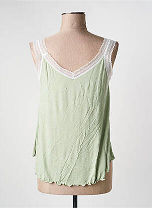 Top/caraco vert SOFTY femme