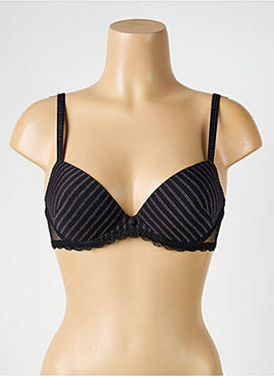 Soutien-gorge bretelles élastiquées ajustables noir ANTIGEL femme