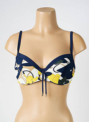 Haut de maillot de bain haut soutien-gorge emboitant haut soutien-gorge emboitant bleu CHANTELLE femme
