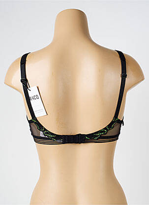 Soutien-gorge broderie haut soutien-gorge emboitant noir LOUISA BRACQ femme