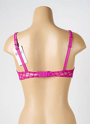 Soutien-gorge broderie haut soutien-gorge emboitant violet LOUISA BRACQ femme