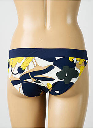 Bas de maillot de bain imprimé fantaisie culotte bleu CHANTELLE femme