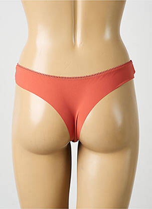 Tanga broderie orange SIMONE PERELE femme