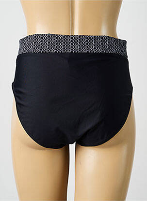 Bas de maillot de bain imprimé fantaisie culotte noir ROSE POMME femme