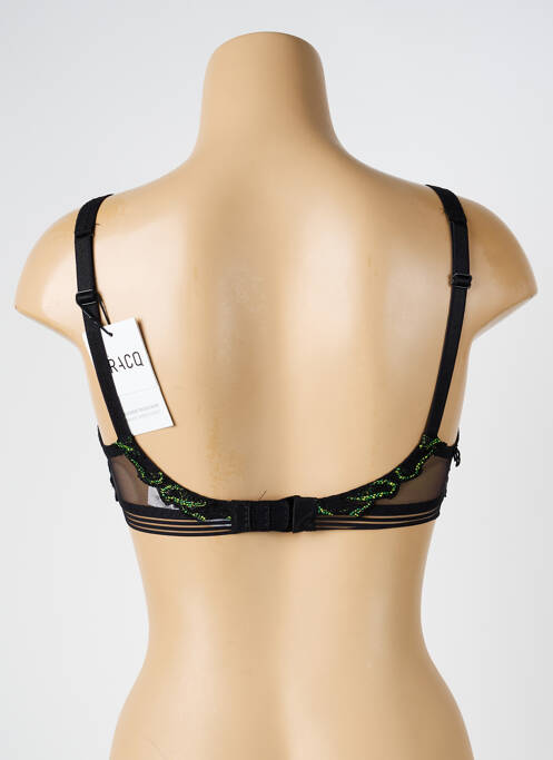 Soutien-gorge broderie haut soutien-gorge emboitant noir LOUISA BRACQ femme