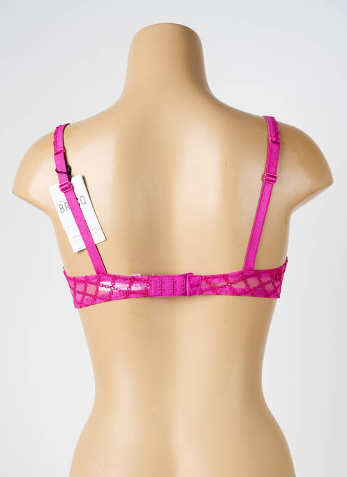 Soutien-gorge broderie haut soutien-gorge emboitant violet LOUISA BRACQ femme