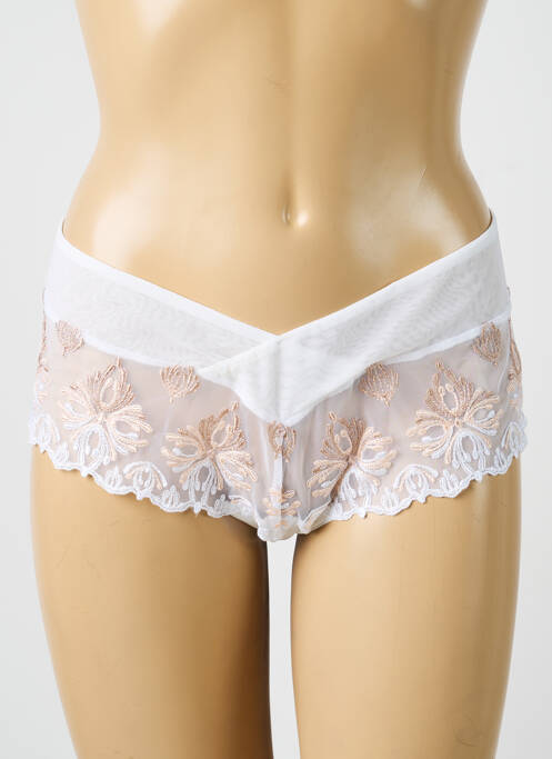 Shorty broderie blanc CHANTELLE femme