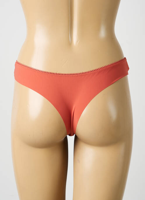 Tanga broderie orange SIMONE PERELE femme