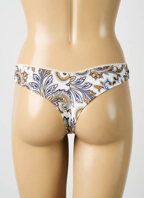 Tanga tanga blanc ANTIGEL femme