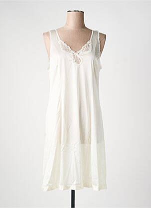 Nuisette/combinette effet matière satinée beige LINGERIE ELIZABETH femme