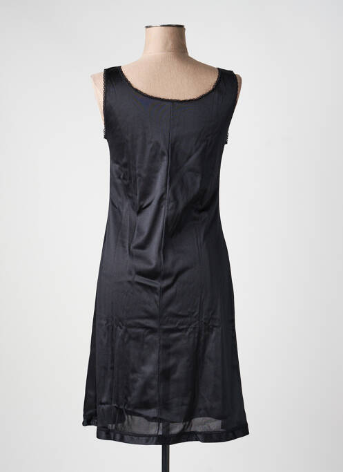 Nuisette/combinette effet matière satinée noir LINGERIE ELIZABETH femme