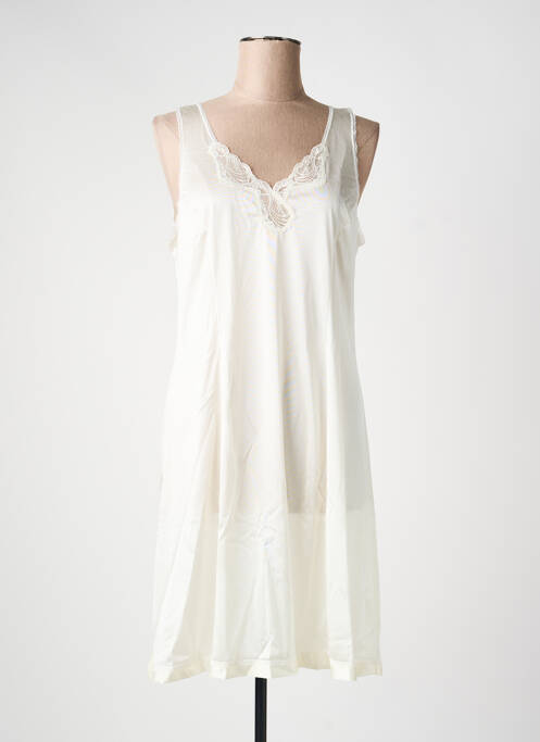 Nuisette/combinette effet matière satinée beige LINGERIE ELIZABETH femme