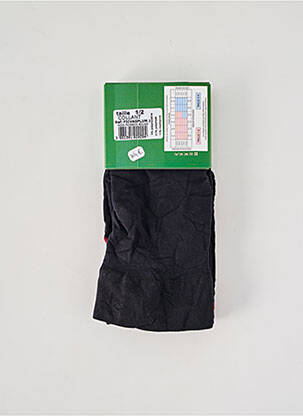 Collants imprimé fantaisie noir BERTHE AUX GRANDS PIEDS femme
