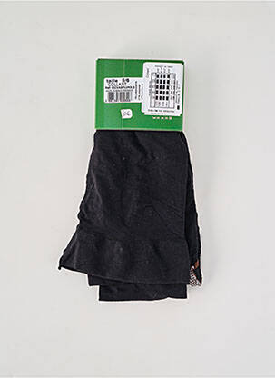 Collants imprimé fantaisie noir BERTHE AUX GRANDS PIEDS femme