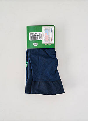 Collants imprimé fantaisie bleu BERTHE AUX GRANDS PIEDS femme