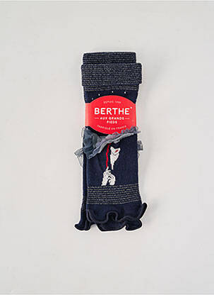 Mitaines stretch noir BERTHE AUX GRANDS PIEDS femme