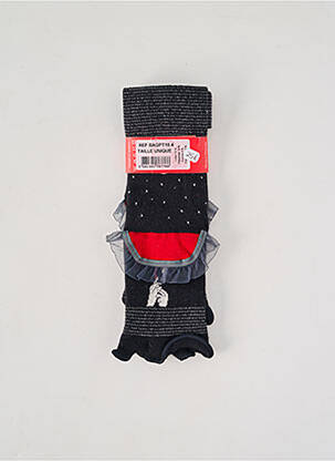 Mitaines stretch noir BERTHE AUX GRANDS PIEDS femme