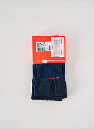 Collants légère et transparente bleu BERTHE AUX GRANDS PIEDS femme
