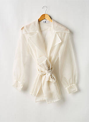 Veste chic manches longues beige BELAIR femme