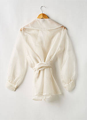 Veste chic manches longues beige BELAIR femme