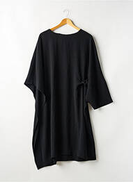 Robe mi-longue manches 3/4 manches 3/4 noir CREA CONCEPT femme