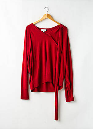 Pull col v manches longues rouge COS femme