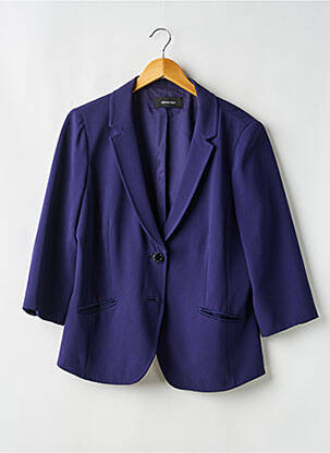 Blazer coupe cintrée bleu ELENA MIRO femme