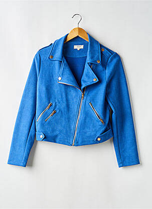 Veste casual col tailleur bleu Y'COO femme