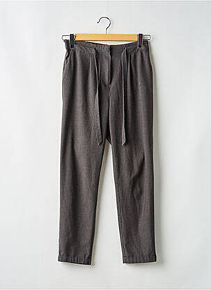 Pantalon chino taille normale taille normale gris CAMAIEU femme