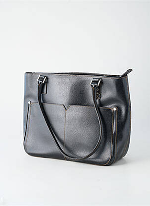 Sac fermeture zippée noir LAMARTHE femme