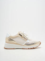 Baskets fermeture zip et lacets talon de 4 à 6cm or MARCO TOZZI femme