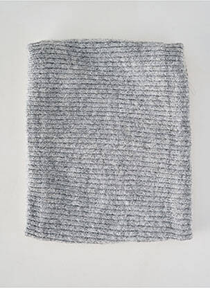 Col / tour de cou stretch gris MONOPRIX femme