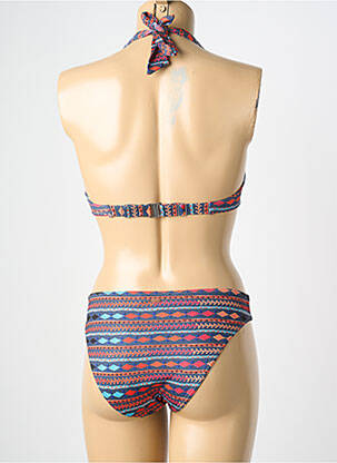 Maillot de bain 2 pièces stretch haut soutien-gorge moulé gris BLUELOBSTER femme