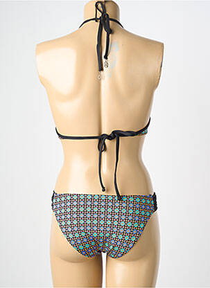 Maillot de bain 2 pièces stretch haut soutien-gorge push-up bleu LOLITA ANGELS femme